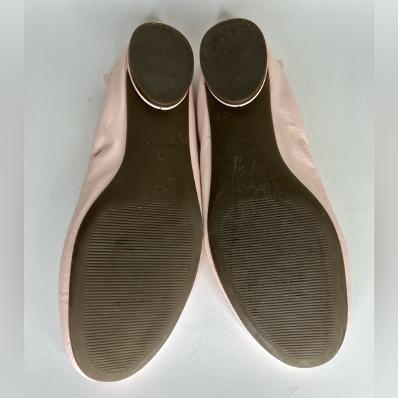 Vionic Alexa Ballet Flats Baby Pink Leather Women Size 41.5 US 9.5 Slip On - Picture 14 of 16